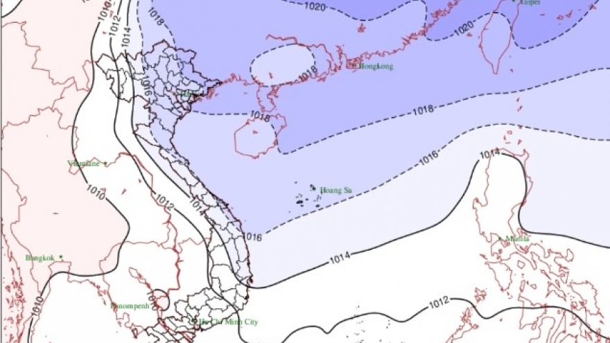 Cold air intensifies, bringing rain and drizzle to northern and north-central Vietnam